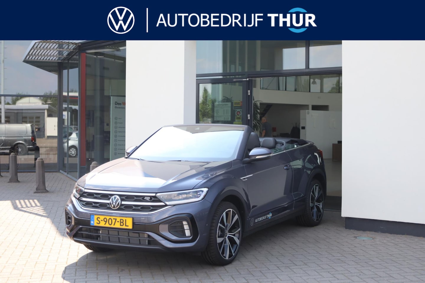 Volkswagen T-Roc Cabrio - 1.5 TSI R-Line 150PK / 110kW DSG, R-line half leder LED plus Navi, 19 inch Misano, winterp - AutoWereld.nl