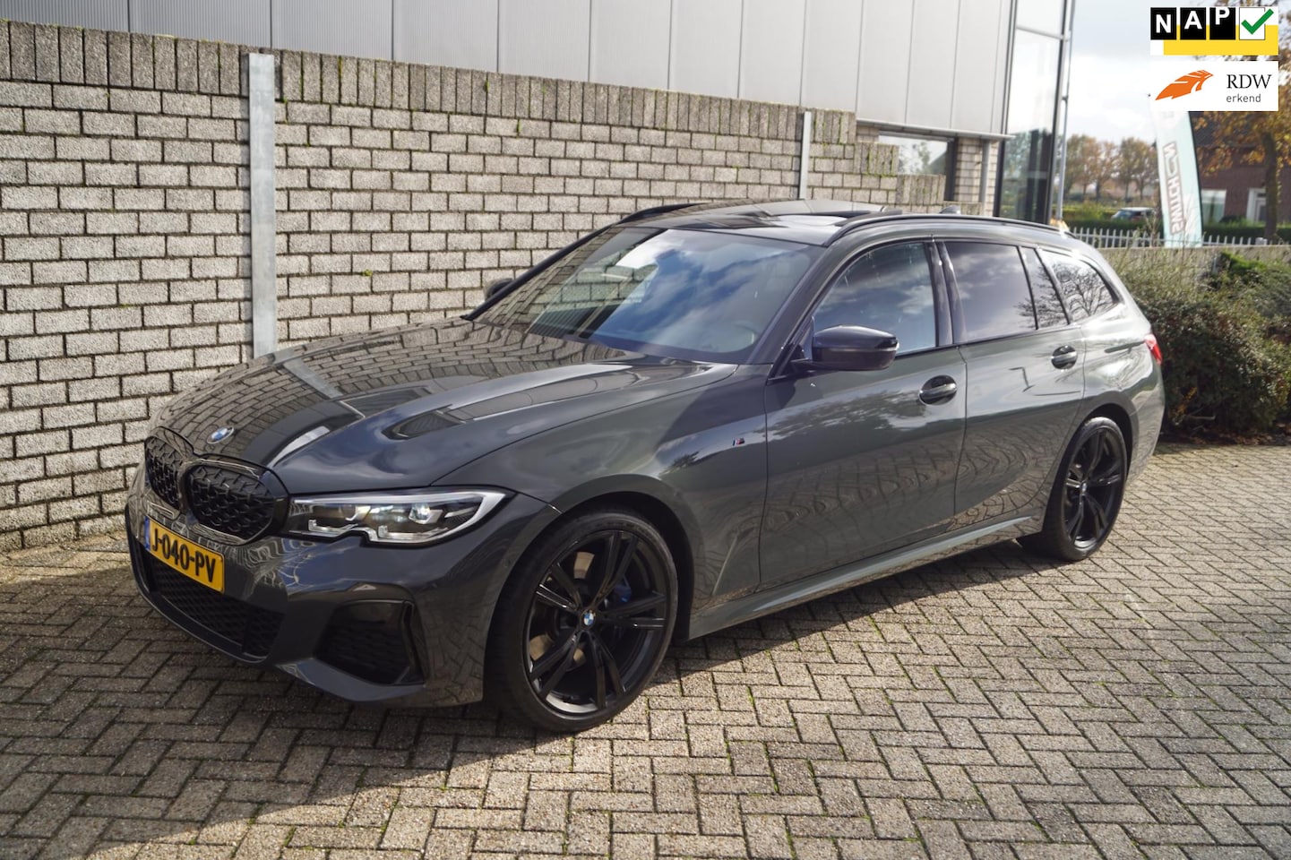 BMW 3-serie Touring - M340D X-Drive High Executive Edition Autom Panodak Luxe Leder Navi 360 Cam Clima Harman/Ka - AutoWereld.nl