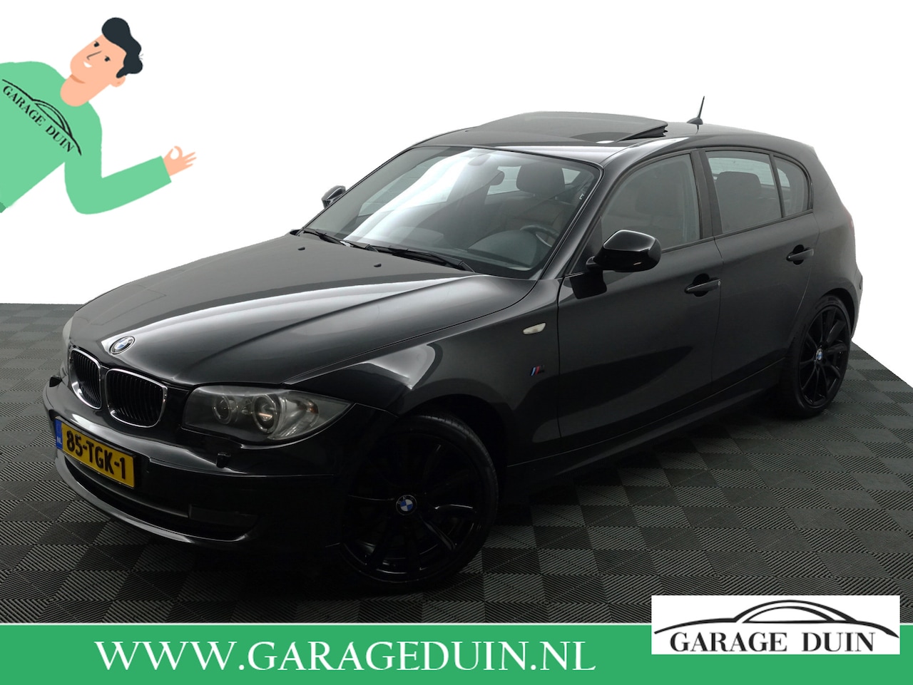 BMW 1-serie - 118i High Executive Aut- Schuifdak / Leder / Xenon / Navi / Stoelverwarming - AutoWereld.nl