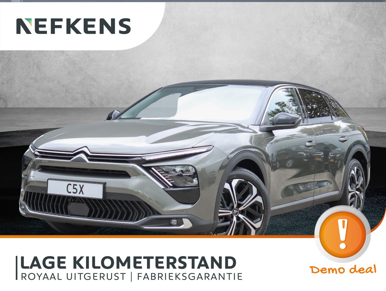 Citroën C5 X - 130pk P.T. Business Plus (RIJKLAAR!!/Climate/NAV./LEER/Camera/DIRECT rijden!!) - AutoWereld.nl