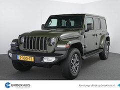 Jeep Wrangler Unlimited - 4xe 380 Sahara | Automaat | | Leder | Camera V+A | Carplay | Navigatie |