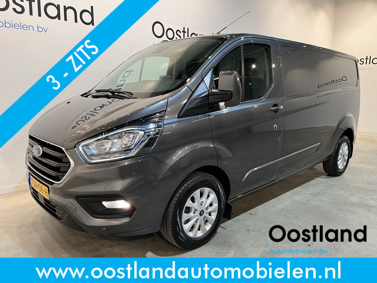 Ford Transit Custom - 2.0 TDCI L2H1 Limited 130 PK / Euro 6 / Airco / Cruise Control / CarPlay / PDC / Navigatie - AutoWereld.nl