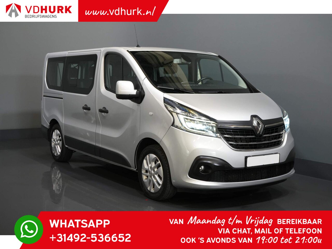 Renault Trafic Combi - 2.0 dCi 145 pk (€ 30.903 incl. BTW/BPM) Combi/ Kombi/ 9 Persoons/ 9 P/ Cruise/ Navi/ Stoel - AutoWereld.nl