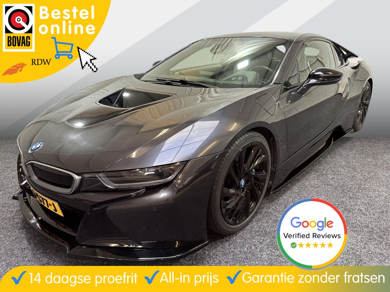 BMW i8 - incl BTW Bodykit Bodykit/Head-Up/360 Camera - AutoWereld.nl