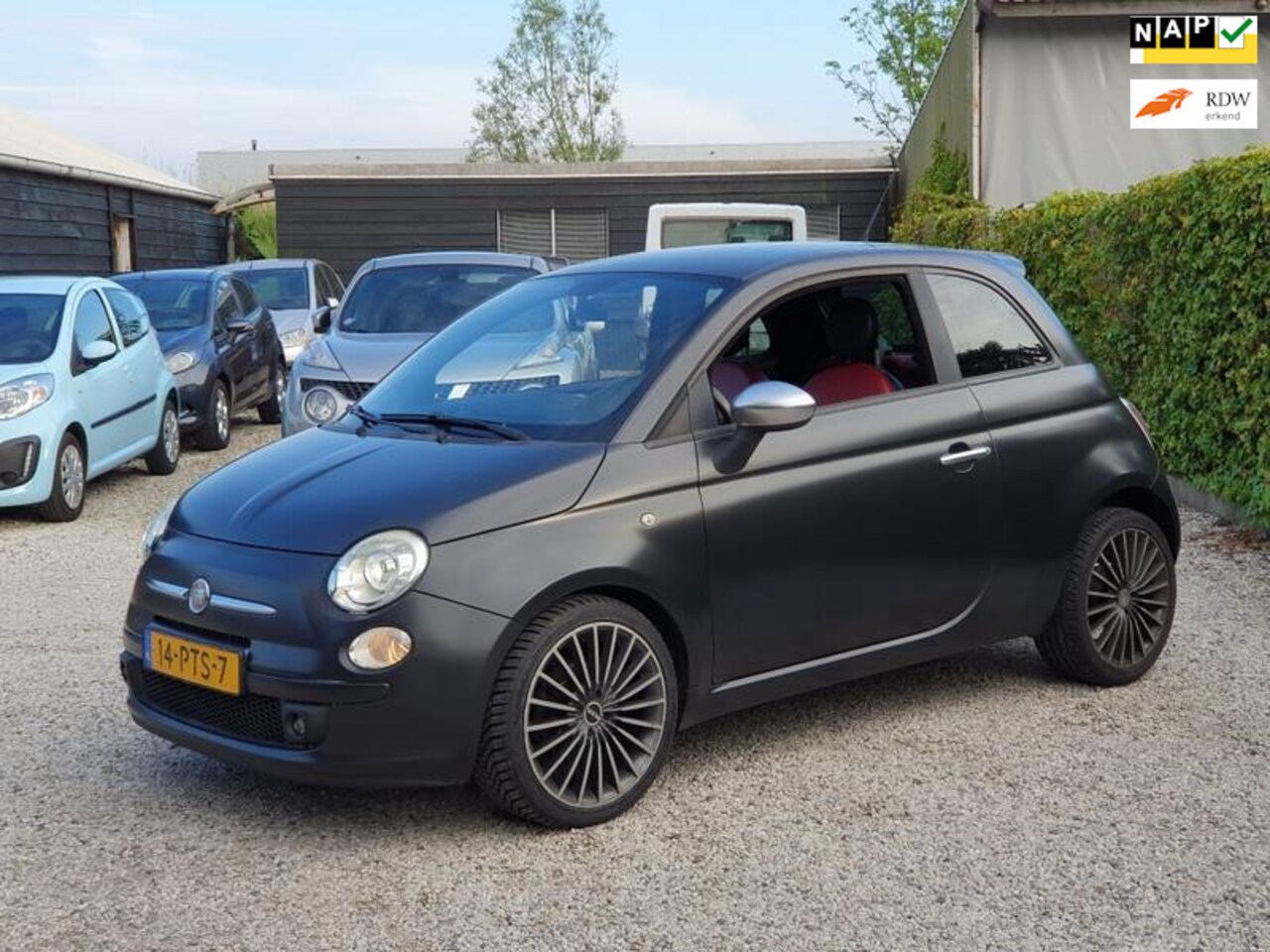 Fiat 500 - 0.9 TwinAir Blackjack Leer/Airco/Lmv - AutoWereld.nl