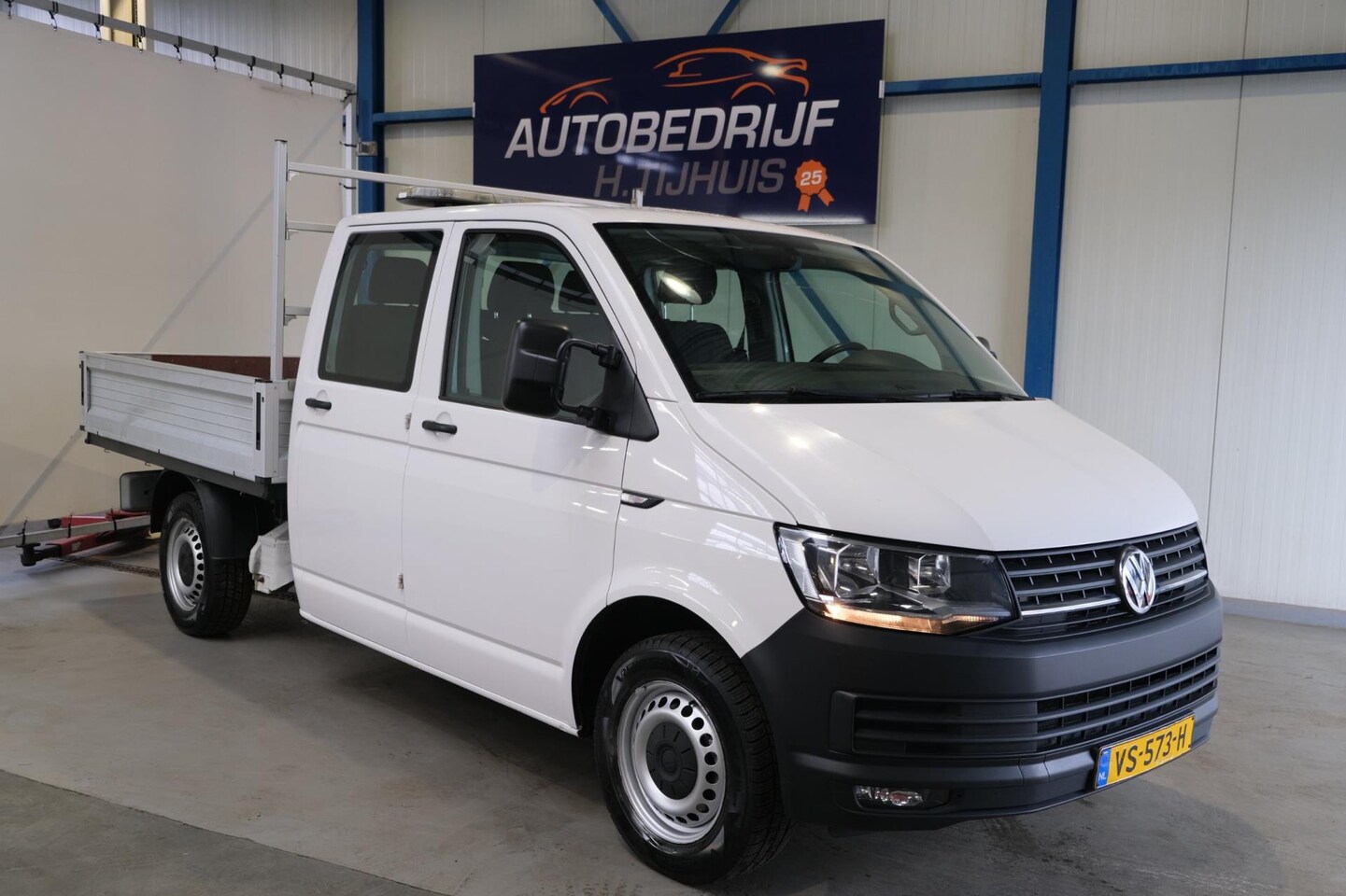 Volkswagen Transporter - 2.0 TDI 103 KW L2H1 DC Pick-up - N.A.P. Airco, Cruise, Trekhaak. - AutoWereld.nl