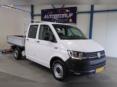 Volkswagen Transporter - 2.0 TDI 103 KW L2H1 DC Pick-up - N.A.P. Airco, Cruise, Trekhaak