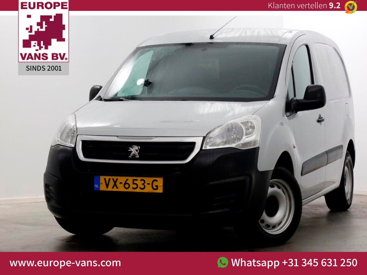 Peugeot Partner - 1.6 BlueHDi E6 Airco/Schuifdeur 08-2016 - AutoWereld.nl