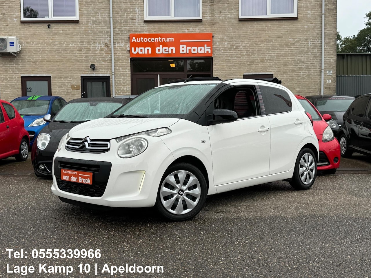 Citroën C1 - 1.0 e-VTi Shine Open Dak Airco Navi Cabrio Led/Dag Rij Verlichting 1e-Eigenaar Nw Apk - AutoWereld.nl