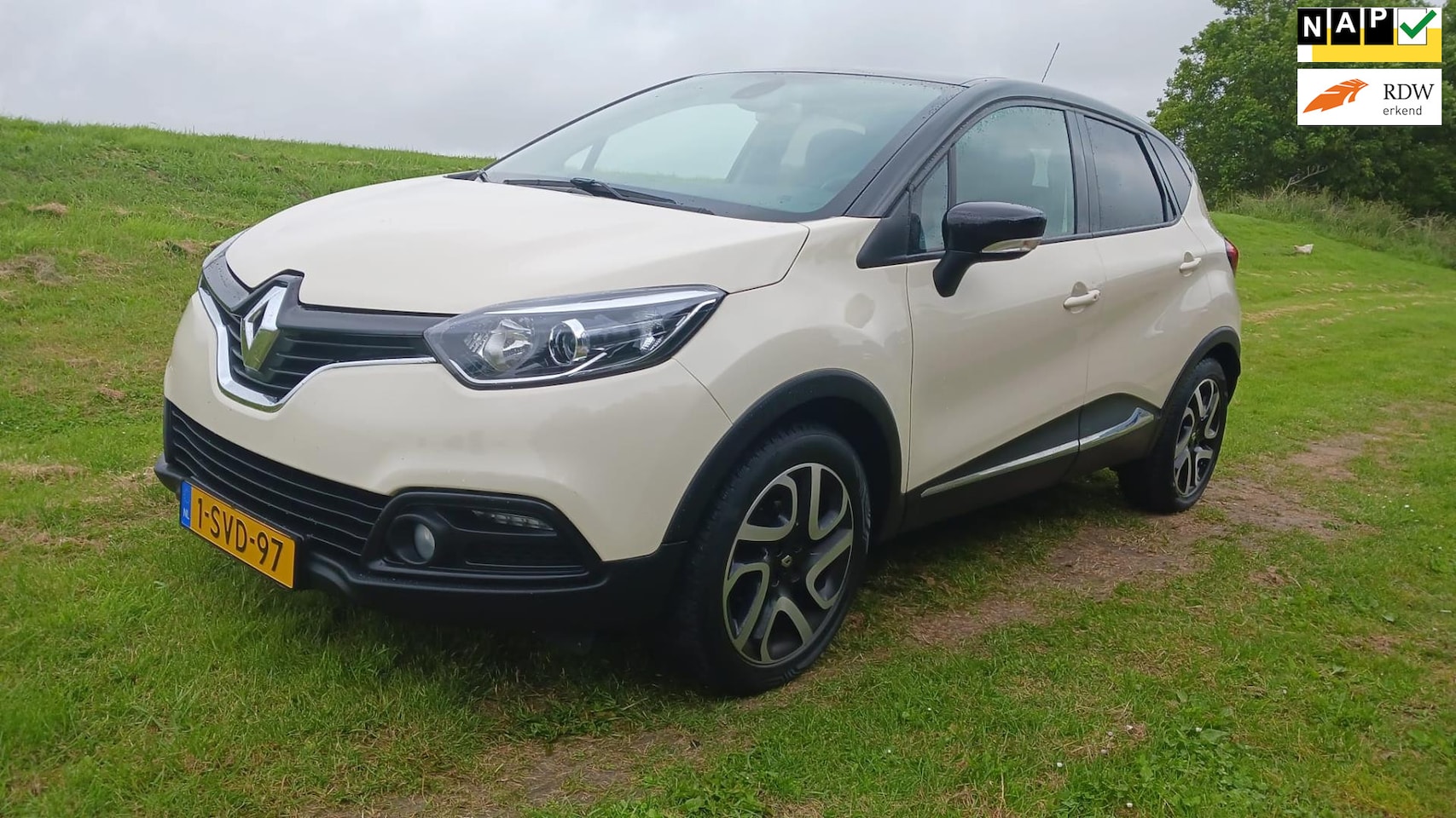 Renault Captur - 0.9 TCe Dynamique Climate Cruise Control Navigatie Eco2 Keyless 134dkm ESP - AutoWereld.nl