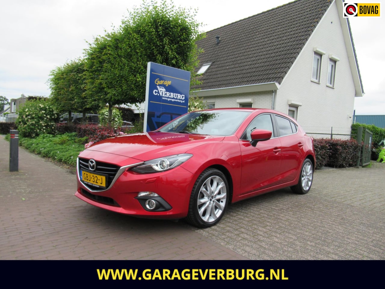 Mazda 3 - 2.0 GT-M (Navi,Camera,Cruise,PDC,Stoelverwarming,Head-up display,Keyless entry) --66.456 K - AutoWereld.nl