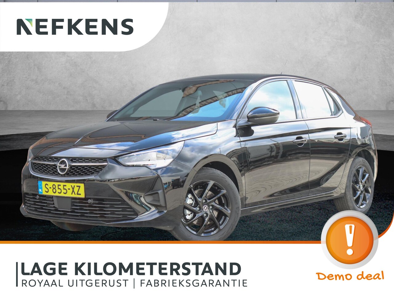 Opel Corsa - 100pk Turbo GS Line (Direct rijden!!/Halfleer/S.stoelen/NAV./AppleCarPlay/LMV) - AutoWereld.nl