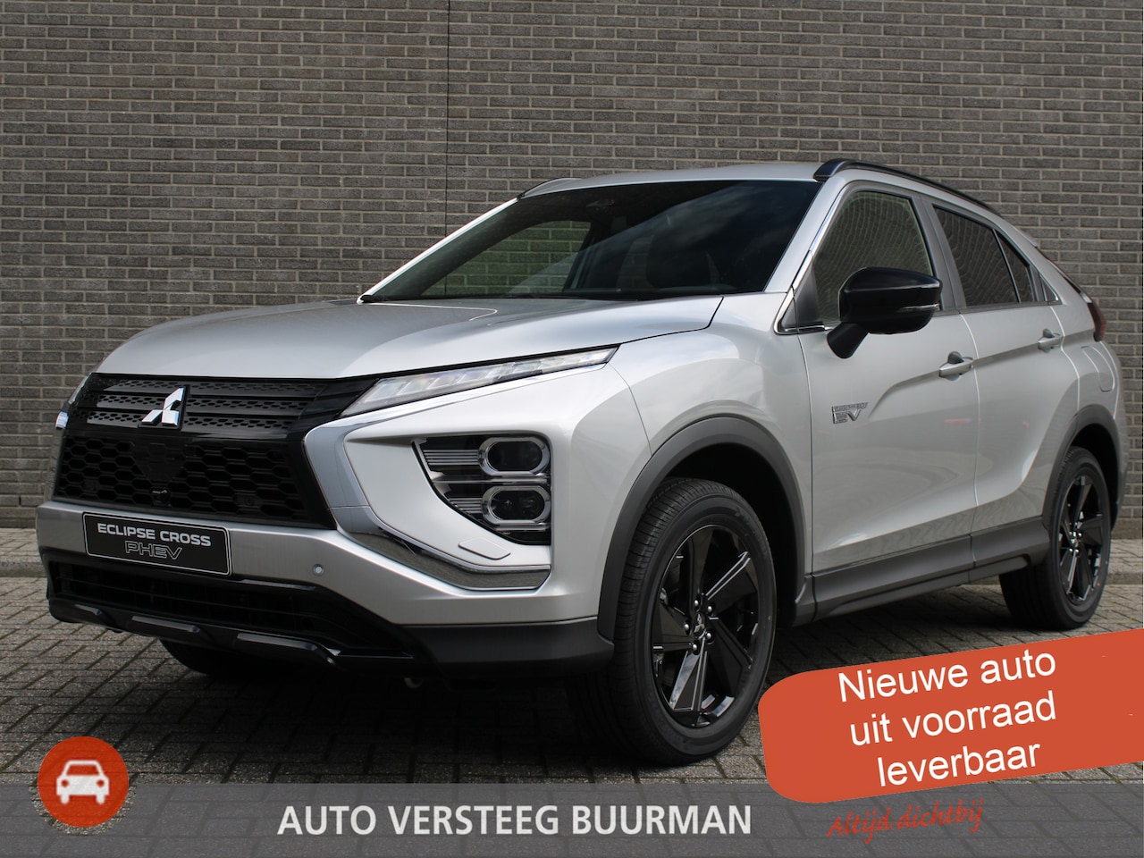 Mitsubishi Eclipse Cross - 2.4 PHEV Black Edition Cruise/Climate control, Navigatie, Apple carplay/Android auto, 18" - AutoWereld.nl