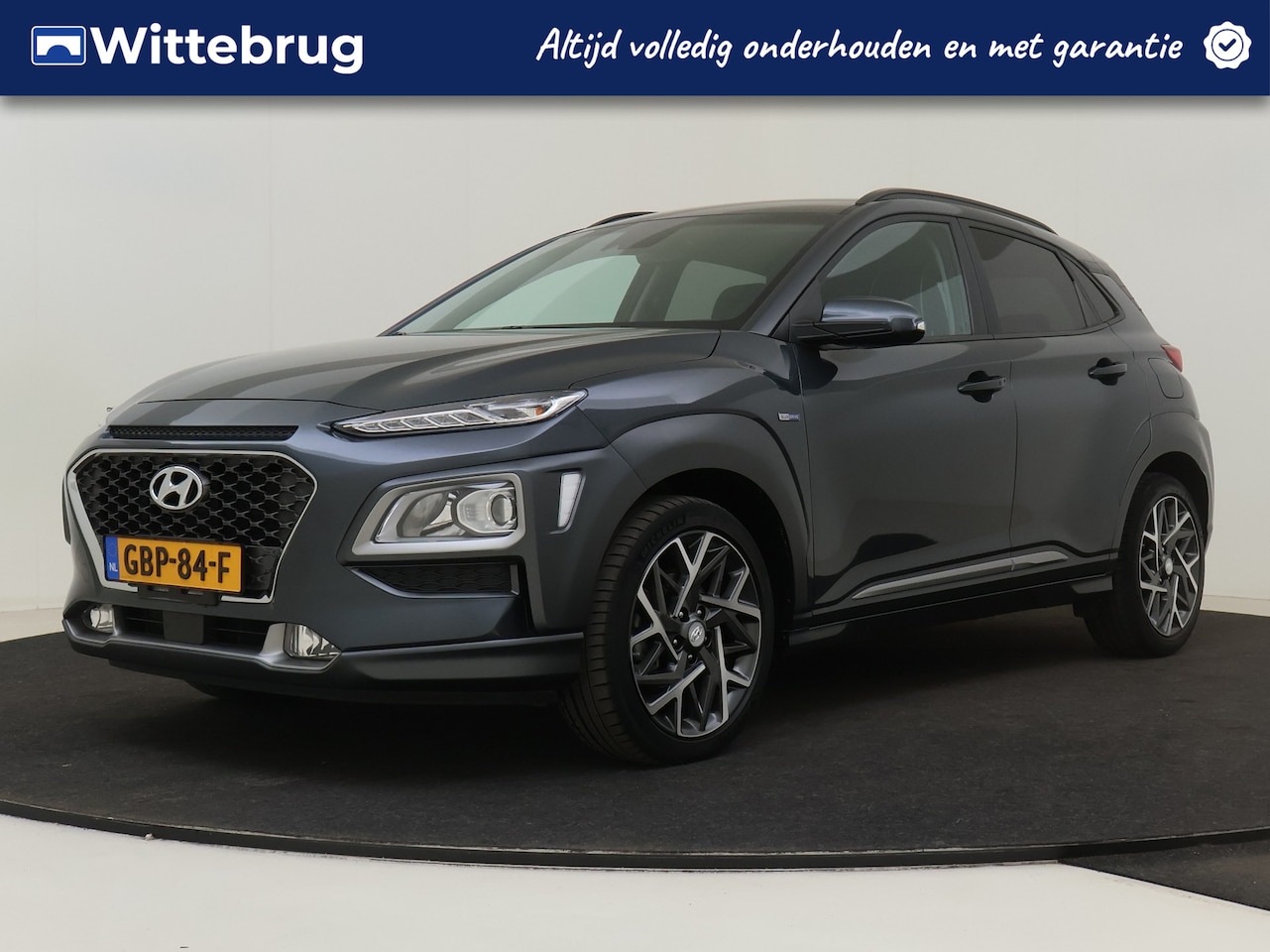 Hyundai Kona - 1.6 GDI HEV Fashion Design NAVIGATIE | HALF LEDER | 18 INCH VELGEN | STOERE CROSSOVER! - AutoWereld.nl