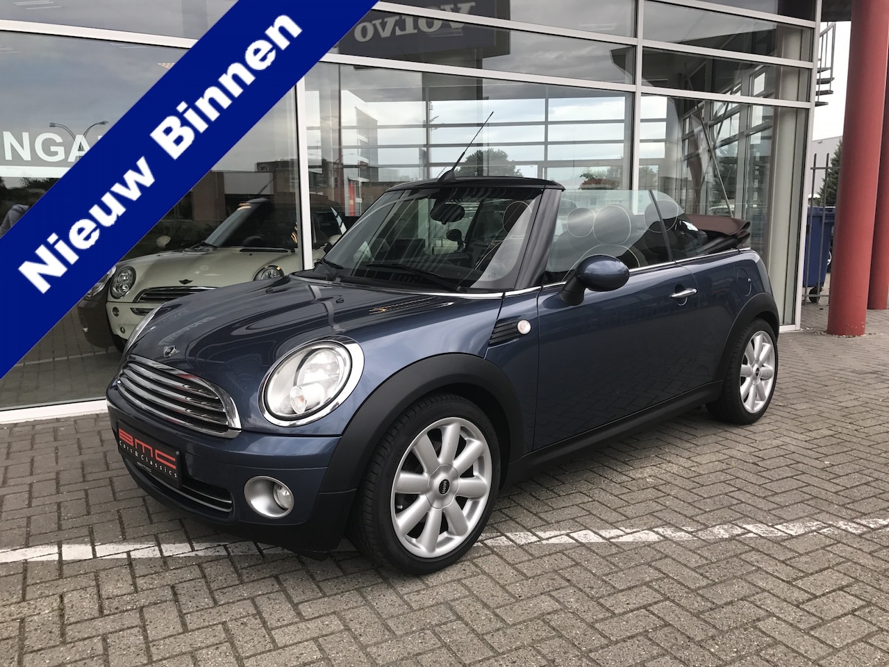 MINI Cabrio - Mini 1.6 Cooper Chili 120PK Airco/Leer/Elektrische kap bruin - AutoWereld.nl