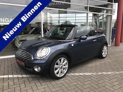 MINI Cabrio - 1.6 Cooper Chili 120PK Airco/Leer/Elektrische kap bruin