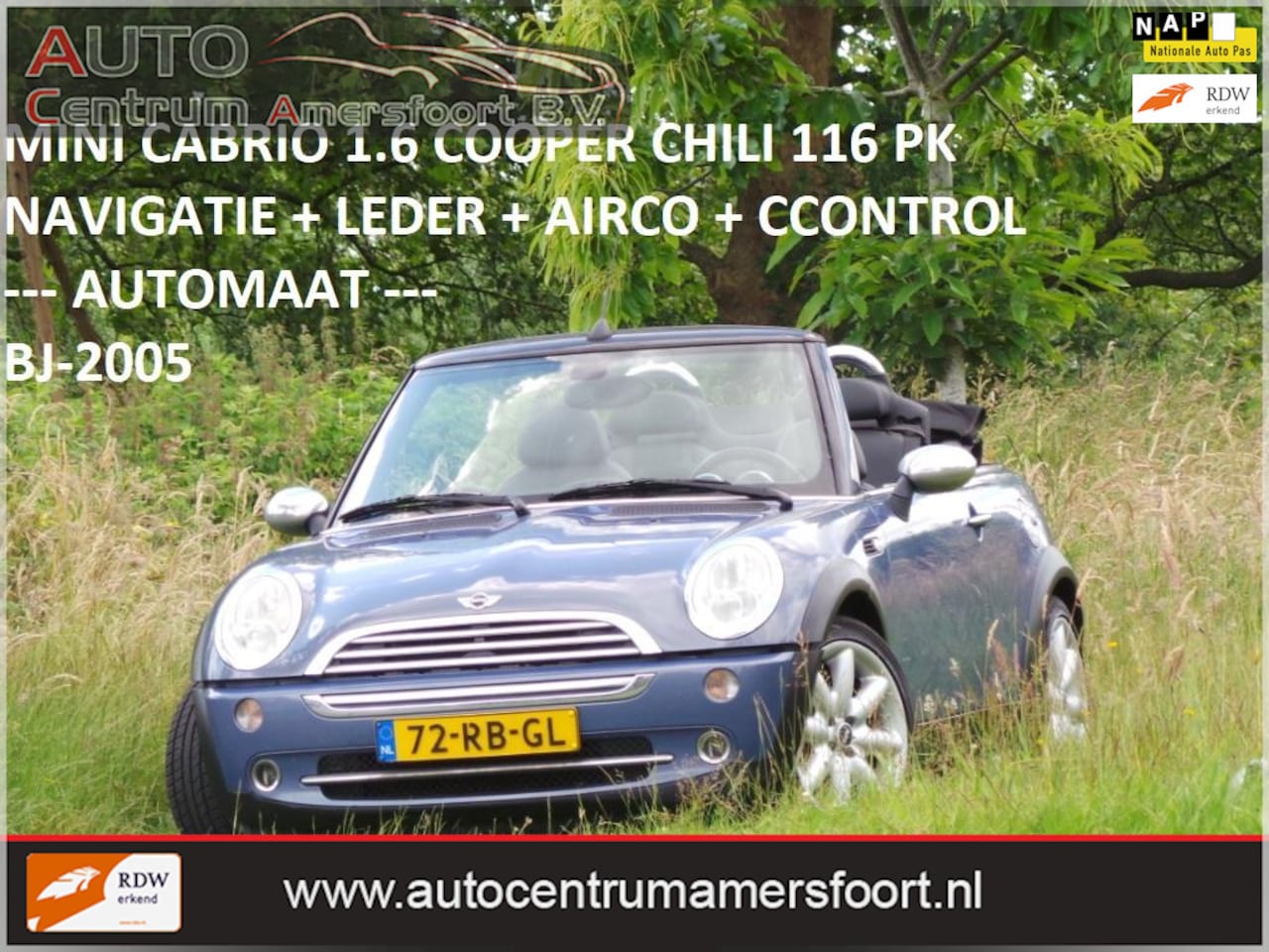 MINI Cabrio - 1.6 Cooper Chili Mini 1.6 Cooper Chili ( INRUIL MOGELIJK ) - AutoWereld.nl