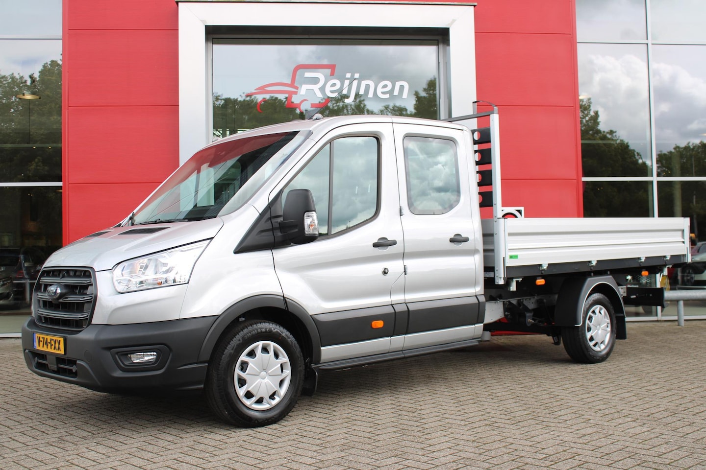 Ford Transit - 350 2.0 TDCI 130PK L3H1 DC TREND | KIPPER 3 ZIJDIG KANTELBAAR | KIEPWAGEN | OPEN LAADBAK | - AutoWereld.nl