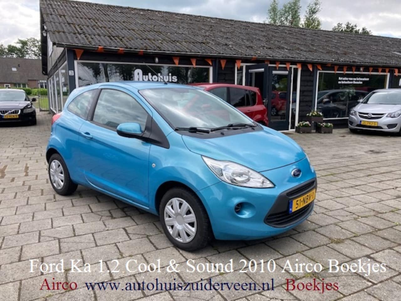 Ford Ka - 1.2 51KW 2010 Cool & Sound Airco Boekjes - AutoWereld.nl