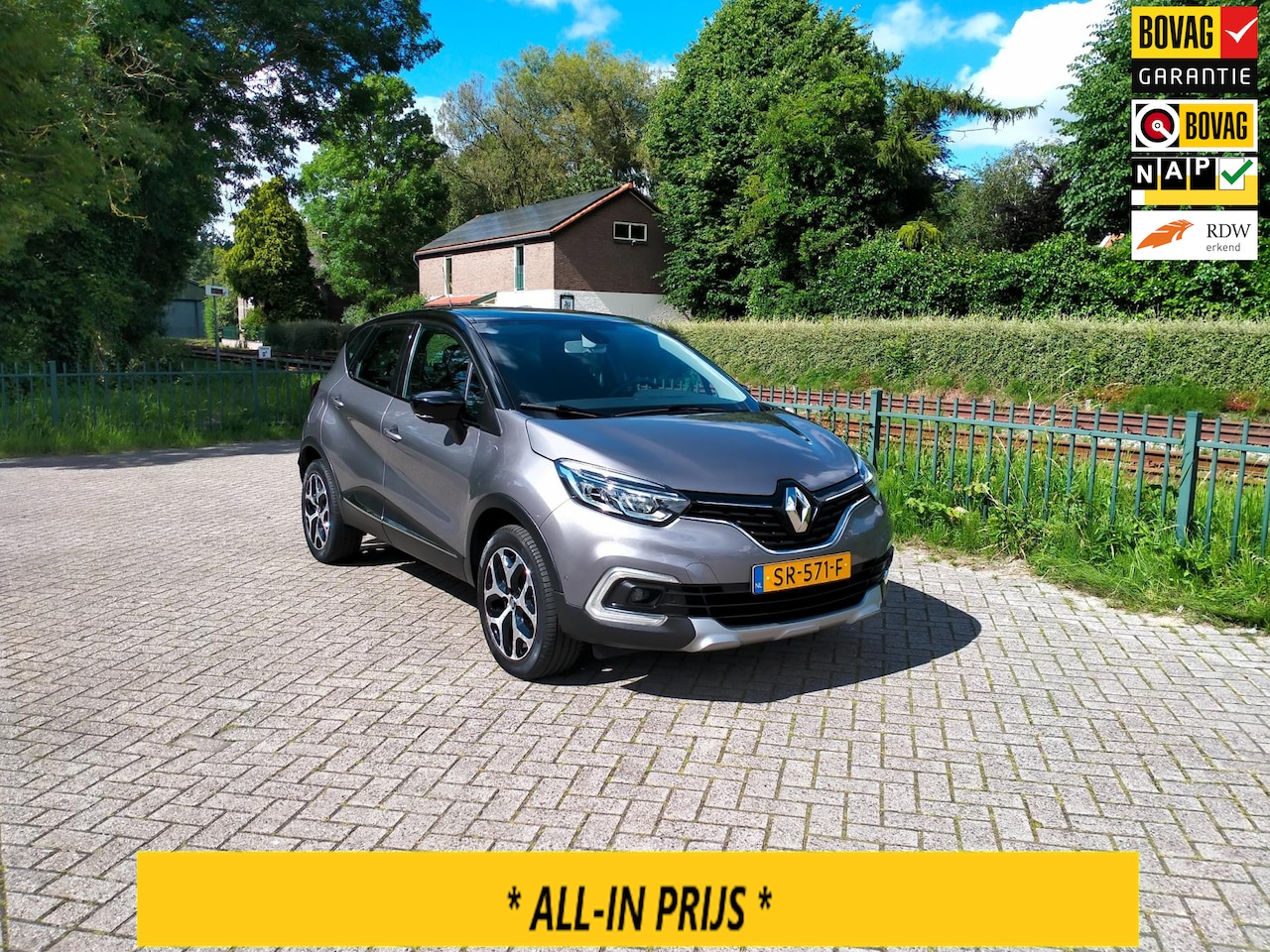 Renault Captur - 0.9 TCe Intens LED clima Navi pdc lage km RIJKLAAR - AutoWereld.nl