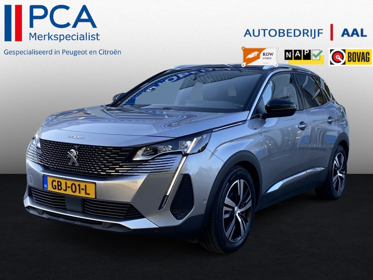 Peugeot 3008 - 1.6 HYbrid 225 GT/Trekhaak/Leder/Phev/Carplay/Camera - AutoWereld.nl