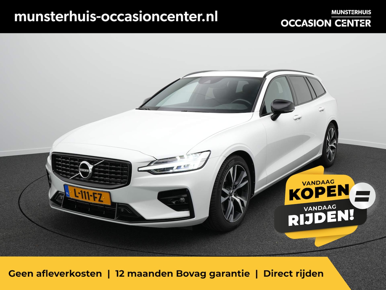 Volvo V60 - 2.0 B3 R-Design - Automaat - Trekhaak - DEMO - AutoWereld.nl