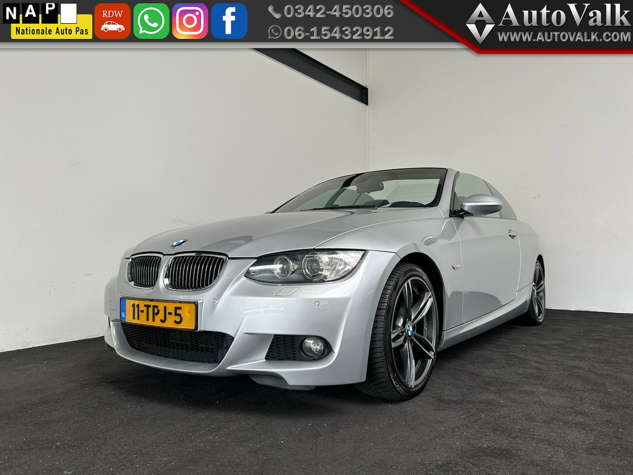 BMW 3-serie Cabrio - 325i M-Pakket! Climate. Cruise. Leer. Stoelverw. - AutoWereld.nl