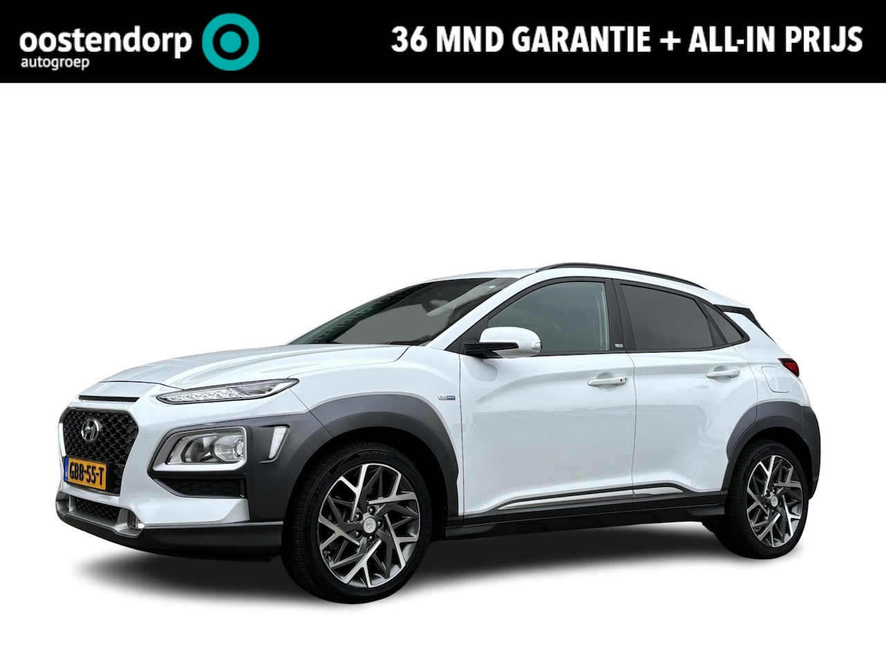 Hyundai Kona - 1.6 GDI HEV Fashion | Automaat | Navigatie | Cruise Control | Climate Control | Parkeersen - AutoWereld.nl