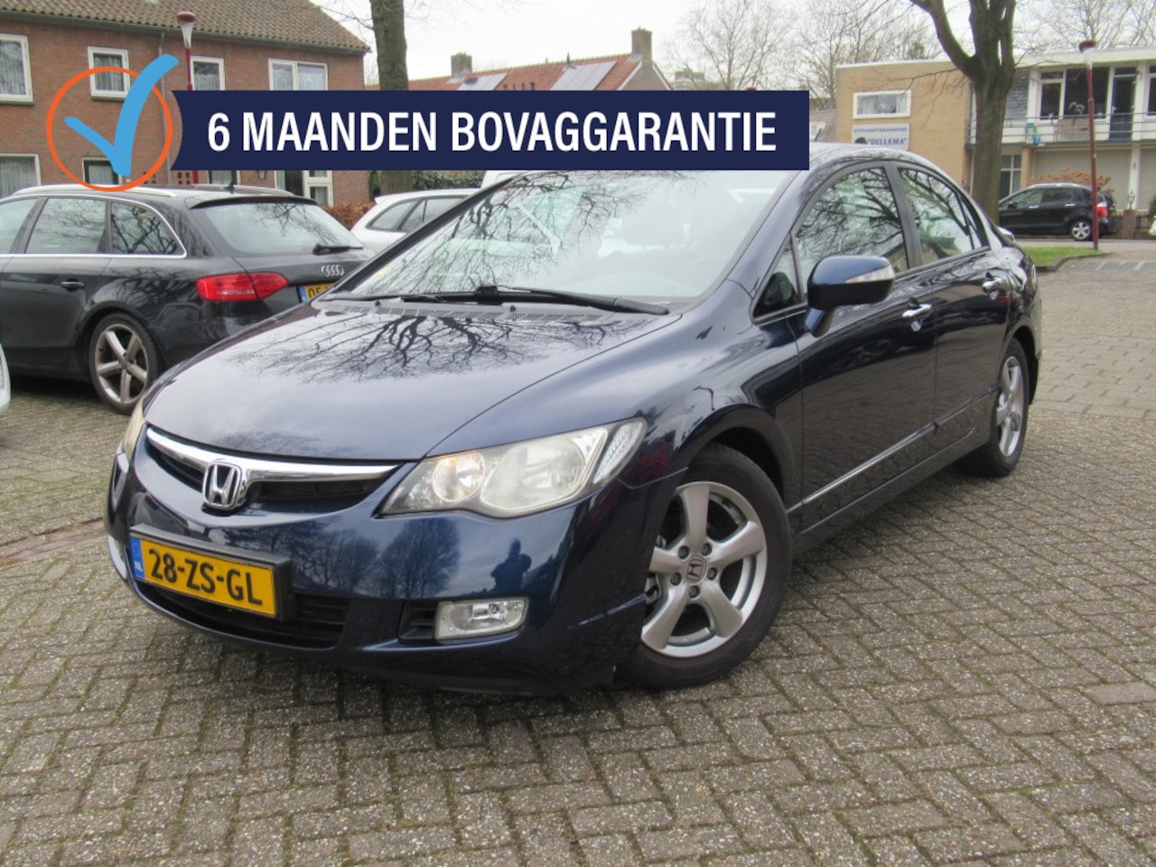 Honda Civic - 1.3 Hybrid LEER NW GR. Beurt+Remmen+APK GARANTIE!! - AutoWereld.nl