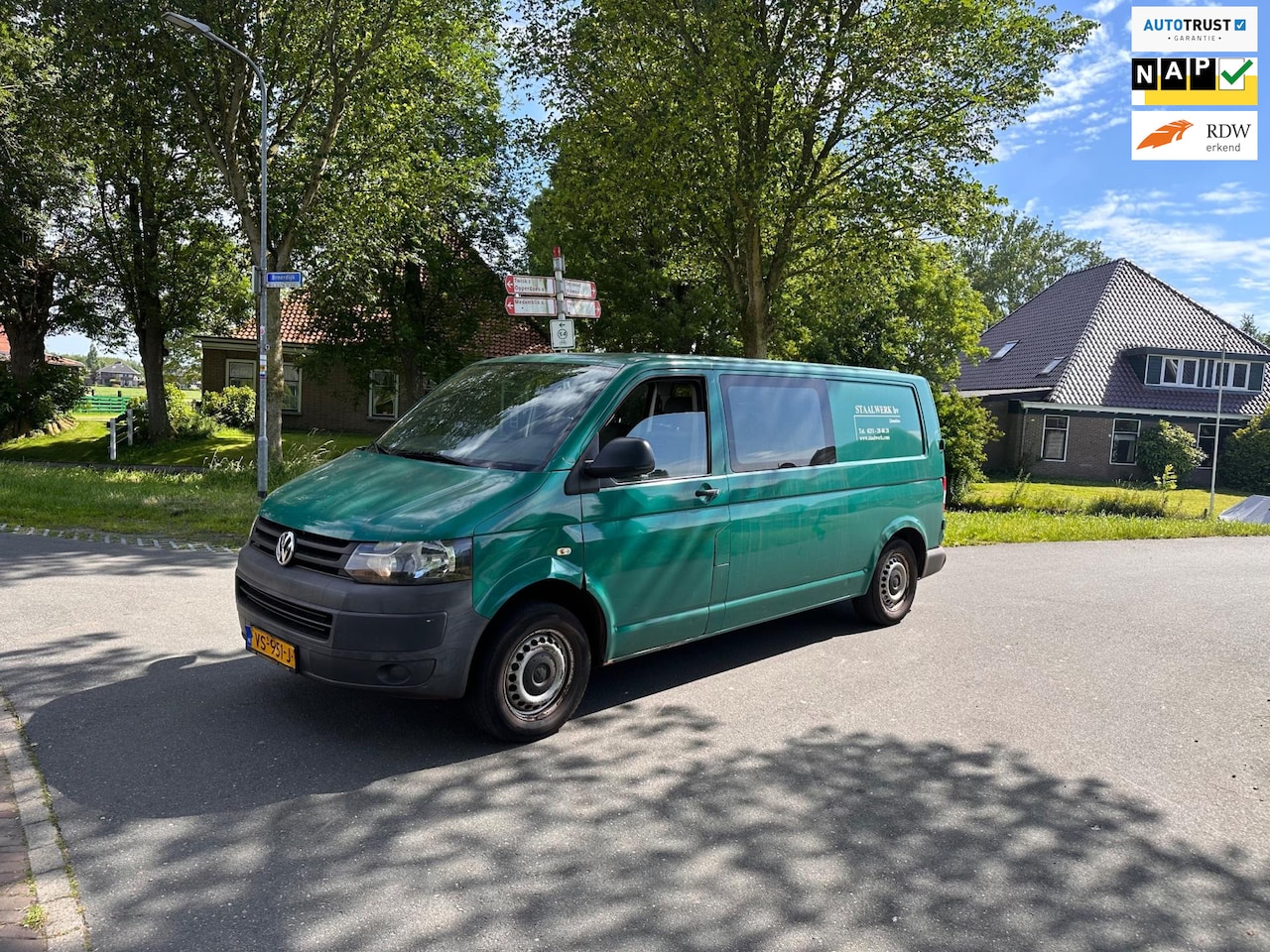 Volkswagen Transporter - 2.0 TDI L2H1 BM Dubbel Cabine.Airco.Airco - AutoWereld.nl