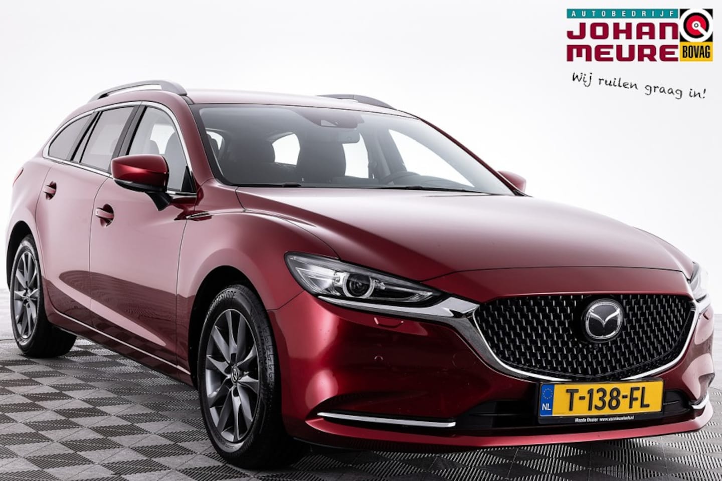 Mazda 6 Sportbreak - 2.0 SkyActiv-G 165 Business Automaat | LEDER |✅ 1e Eigenaar - AutoWereld.nl