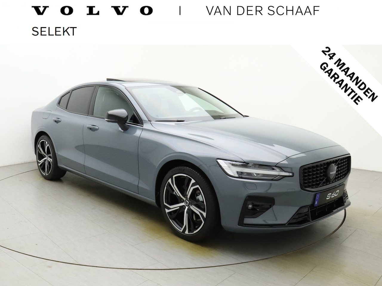 Volvo S60 - B4 211pk Automaat Ultimate Dark / 19'' / Getint Glas / Black Pack / Schuif-kanteldak / Led - AutoWereld.nl