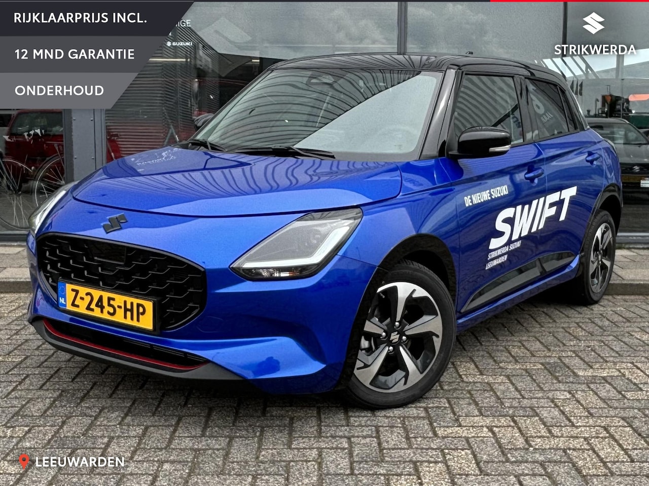 Suzuki Swift - 1.2 Style Smart Hybrid Clima/Parkeersensoren/Navi - AutoWereld.nl