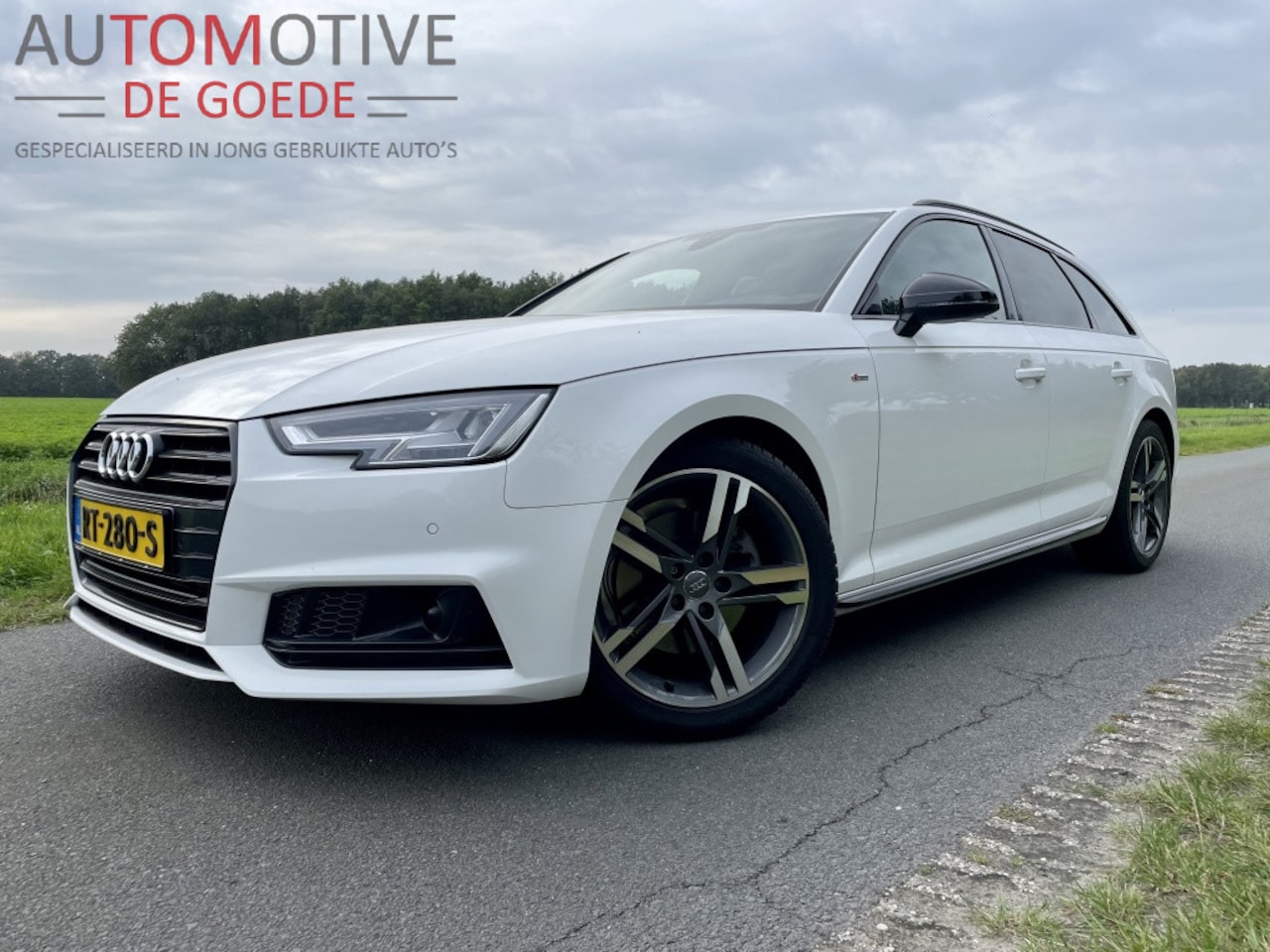 Audi A4 Avant - 2.0 T MHEV 190PK S-LINE BLACK EDITION, VOL LEDER, LED, - AutoWereld.nl