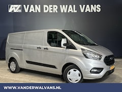 Ford Transit Custom - 2.0 TDCI 131pk L2H1 Euro6 Airco | 2800kg Trekhaak | LED | Cruisecontrol Parkeersensoren, V