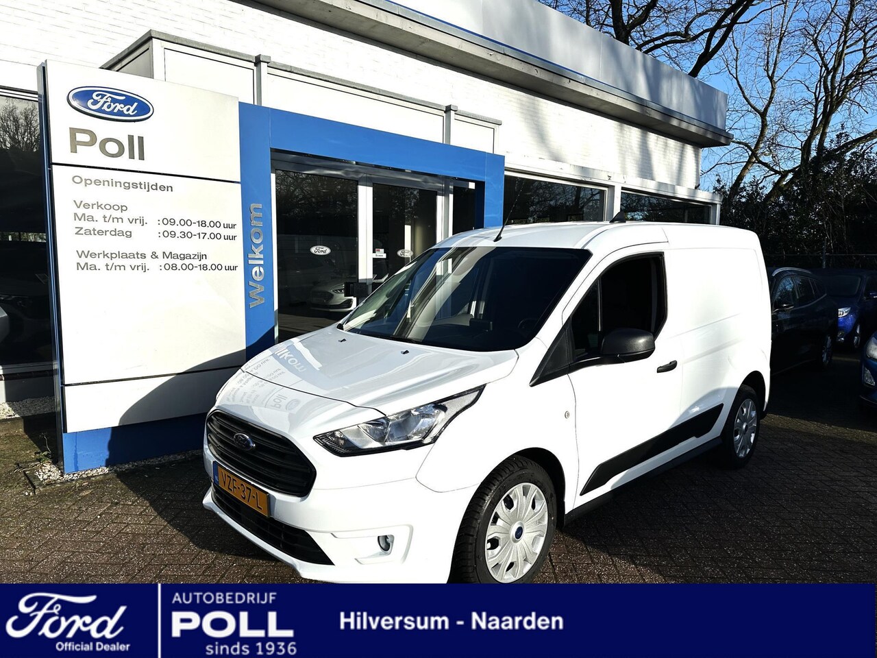 Ford Transit Connect - 1.5 EcoBlue 100pk Trend *NIEUW* Navi Camera Trekhaak Fabrieksgarantie 26-10-2025 - AutoWereld.nl