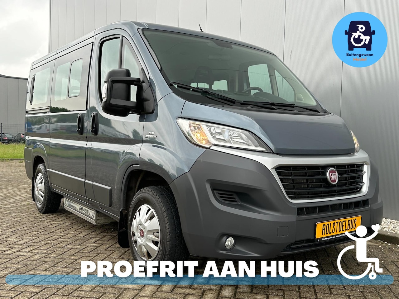 Fiat Ducato - Unieke Rolstoelbus Zijlift Rolstoel Voorin - AutoWereld.nl