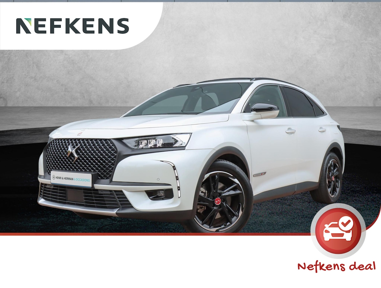 DS 7 Crossback - 225pk E-Tense Performance Line (2de eig./Glazendak/Alcantara/19"LMV/Camera/Climate) - AutoWereld.nl