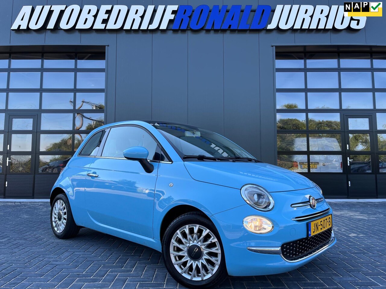 Fiat 500 - 0.9 TwinAir Turbo Lounge NL.Auto/Panoramadak/Half-Leder/Airco/Elc.Pakket/1Ste eigenaar/Dea - AutoWereld.nl