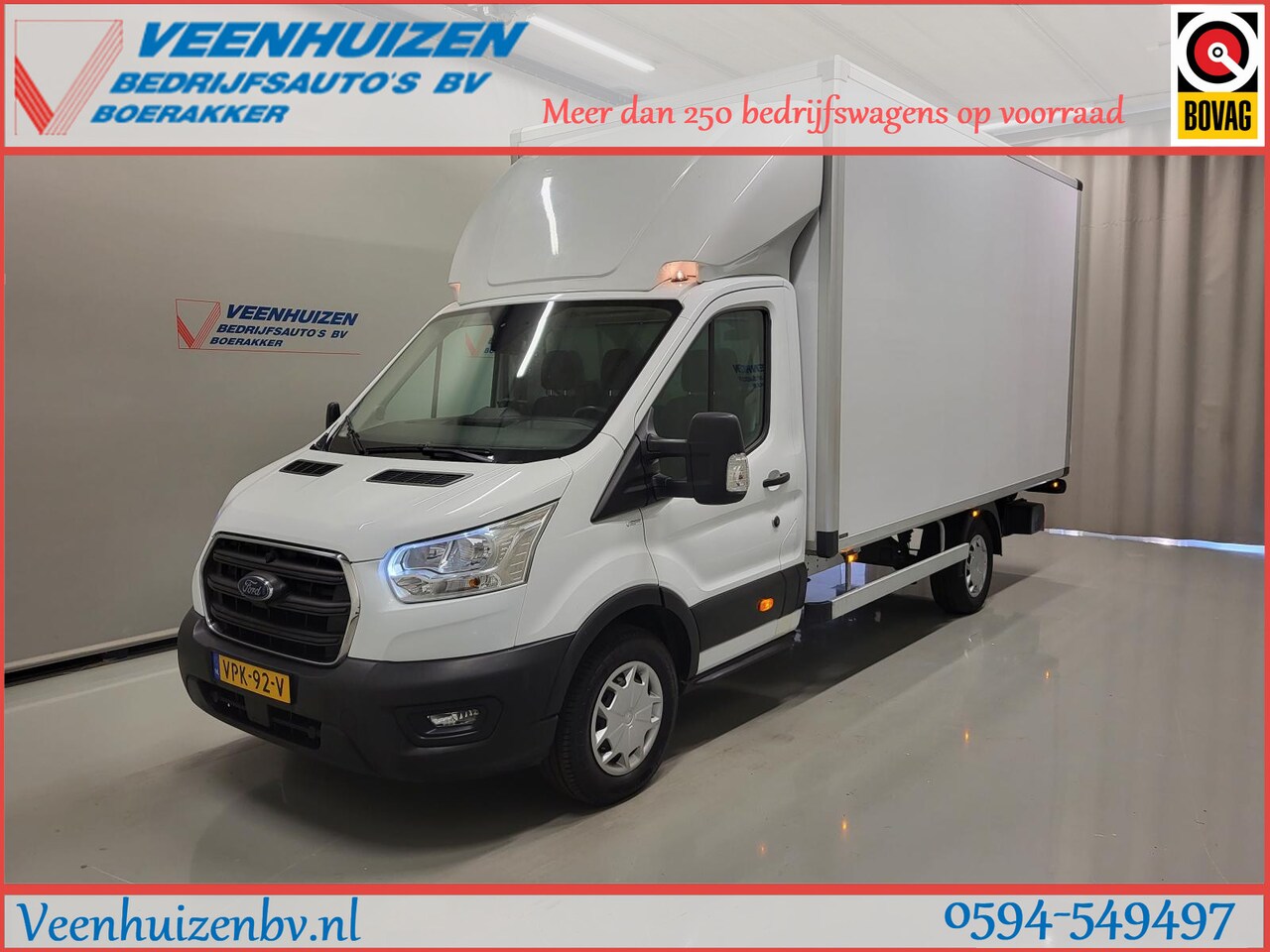 Ford Transit - 2.0TDCI 130PK Bakwagen + Laadklep Airco Euro 6! - AutoWereld.nl