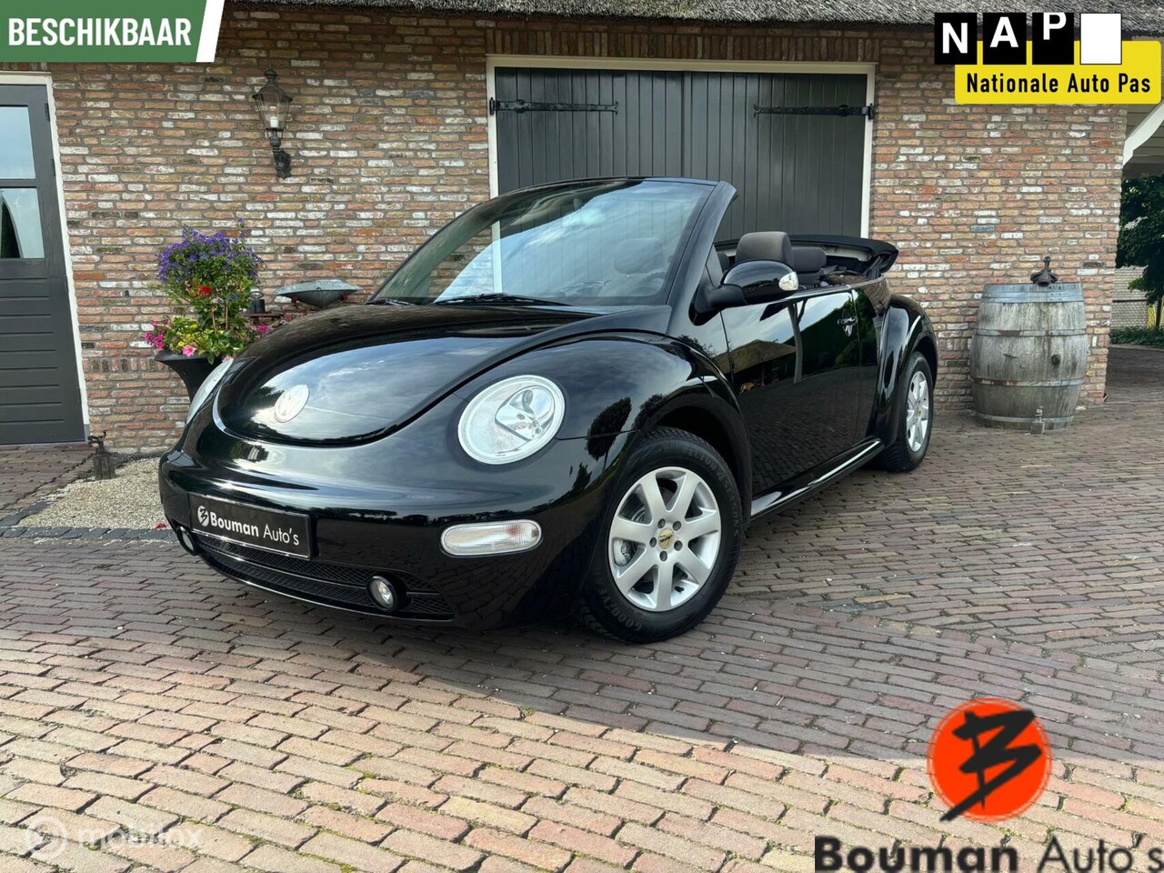 Volkswagen New Beetle Cabriolet - 1.4 AIRCO - Stoelverwarming - AutoWereld.nl