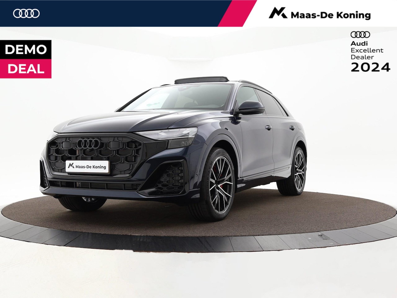 Audi Q8 - 55 TFSI e quattro Pro Line S 395 PK · 22" LM Velgen · Assistentiepakket parking plus · B&O - AutoWereld.nl