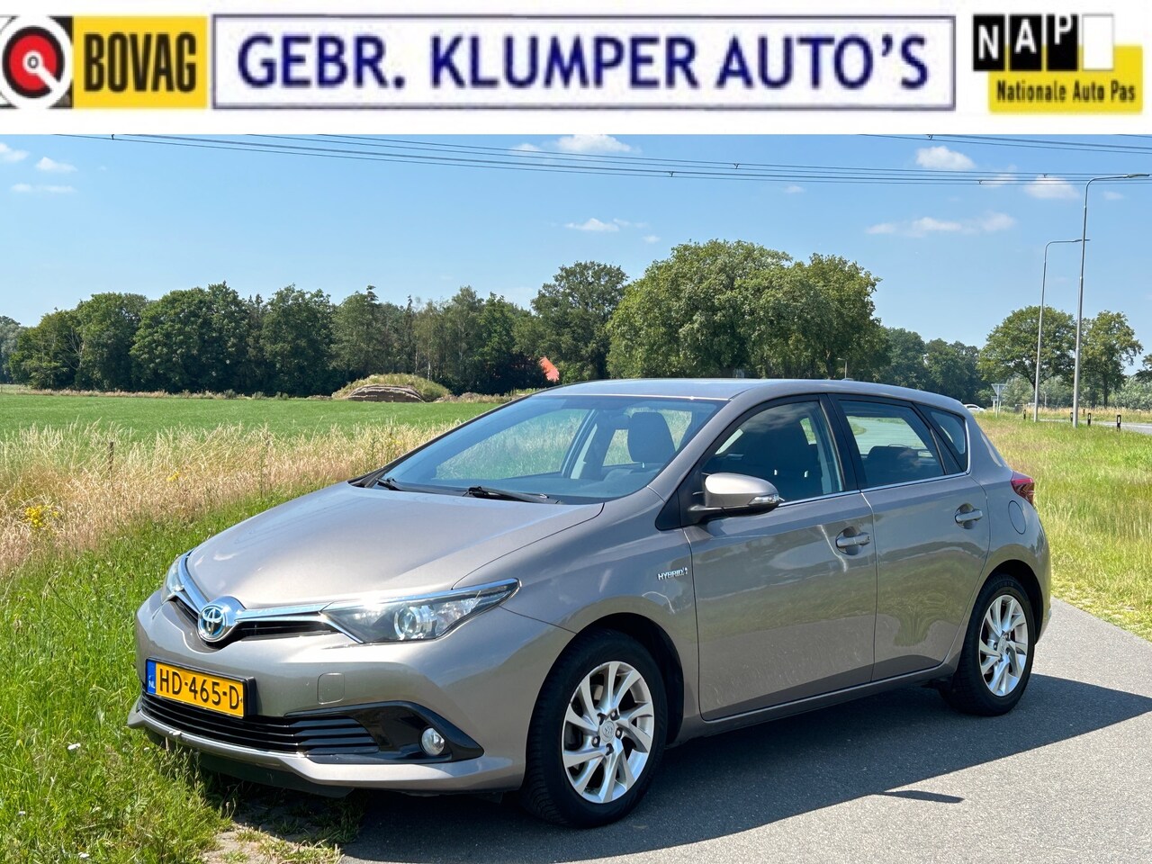 Toyota Auris - 1.8 Hybrid Aspiration Dealer oh., Navi, NL auto, - AutoWereld.nl