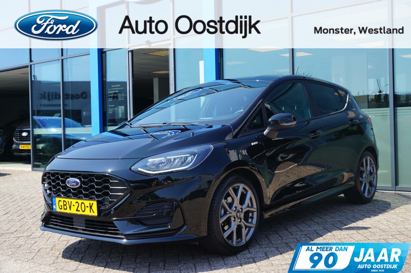 Ford Fiesta - 1.0 EcoBoost ST-Line 100PK Winterpack Camera Adaptieve Cruise Climate Keyless Carplay-Navi - AutoWereld.nl