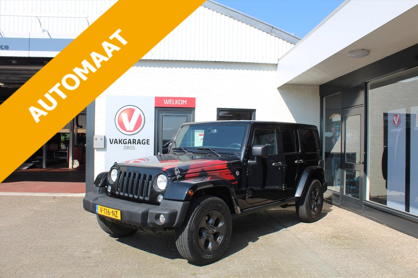 Jeep Wrangler - 2.8 16V 200pk 4D Aut. VAN (Euro 6) Night Eagle - AutoWereld.nl