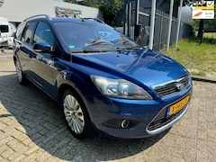 Ford Focus Wagon - 1.8 Titanium Flexi Fuel clima, elec pakket, alu wielen, getint glas navigatie, 106029 km,