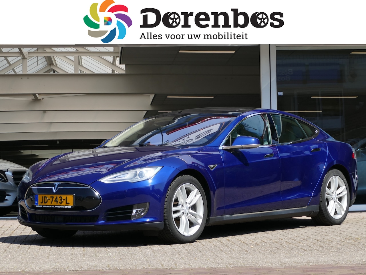 Tesla Model S - 85 GRATIS LADEN | schuifdak | leder interieur | stoelverwarming - AutoWereld.nl