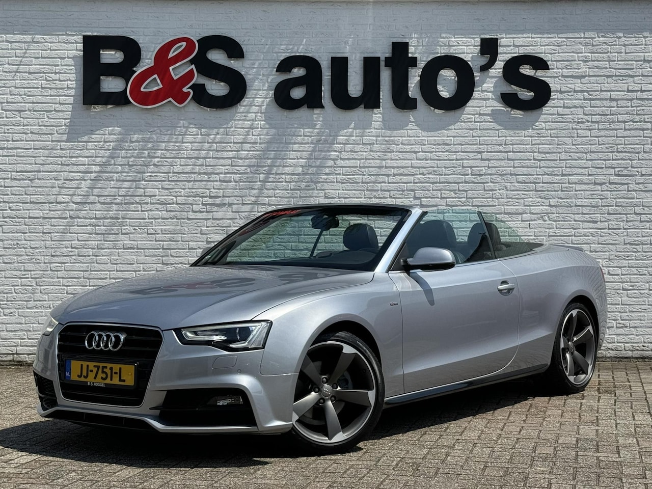 Audi A5 Cabriolet - 1.8 TFSI Sport Competition S-line Topstaat! Elektrisch verwarmd + gekoeld Leder Trekhaak a - AutoWereld.nl