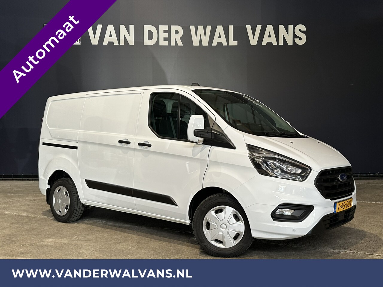 Ford Transit Custom - 2.0 TDCI 130pk Automaat L1H1 Euro6 Airco | Camera | LED | Trekhaak Cruisecontrol, Parkeers - AutoWereld.nl