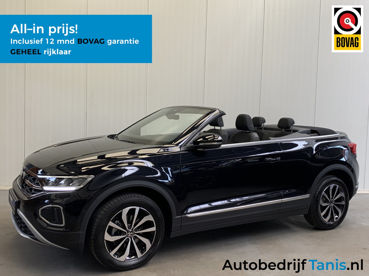 Volkswagen T-Roc Cabrio - 1.5 TSI 150PK Style CAMERA-ADAPT.CRUISE-LANE ASSIST-NAVI by CARPLAY-AIRCO/ECC-PDC-LMV-PARC - AutoWereld.nl